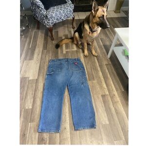 Dickies blue fade jeans 38x30
